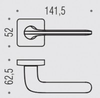 Дверная ручка Colombo ROBOQUATTRO S ID51RSB графит матовый