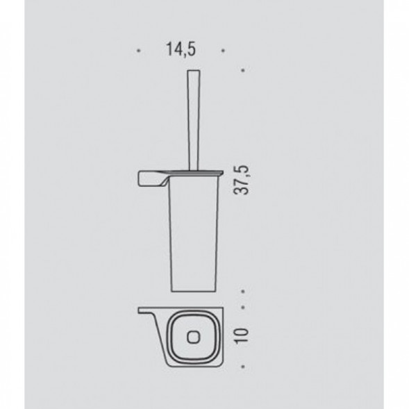 Ершик COLOMBO DESIGN ALIZE B2507.SX настенный