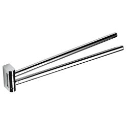 Полотенцедержатель COLOMBO DESIGN MINI B4012 двойной цвет хром