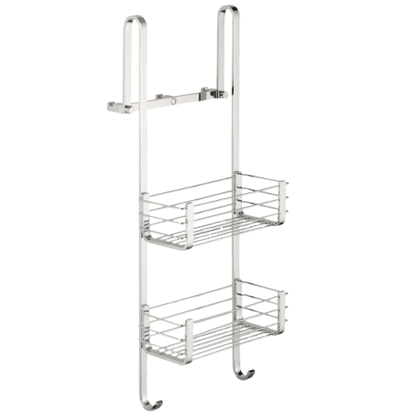 Полочка корзинка COLOMBO DESIGN CAVALLETTI E SEDILI B9634 навесная двойная с крючками