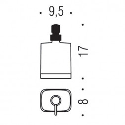 Дозатор COLOMBO DESIGN TIME W4280 настенный