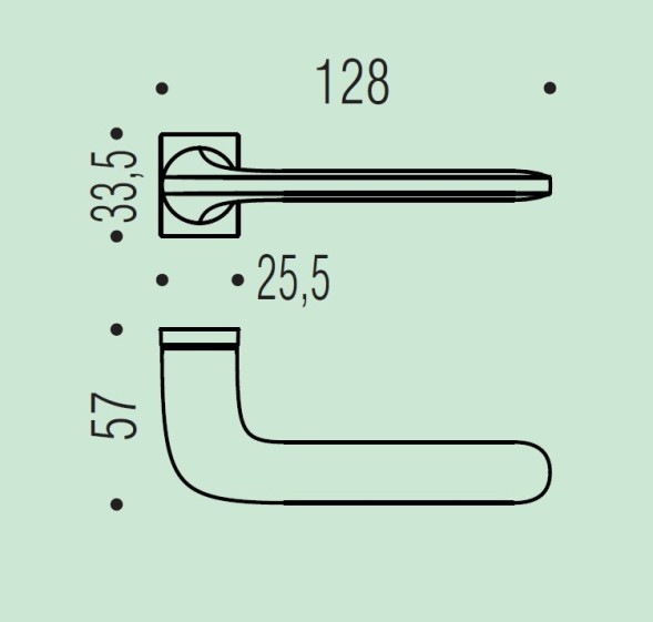 Дверная ручка Colombo Design ROBOQUATTRO S ID51RSB/0 золото матовое