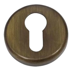 Накладка под цилиндр Colombo Rosetta CD63 GB античная латунь