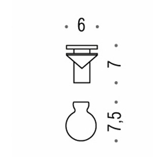 Держатель для полки Colombo Luna  B01PZ