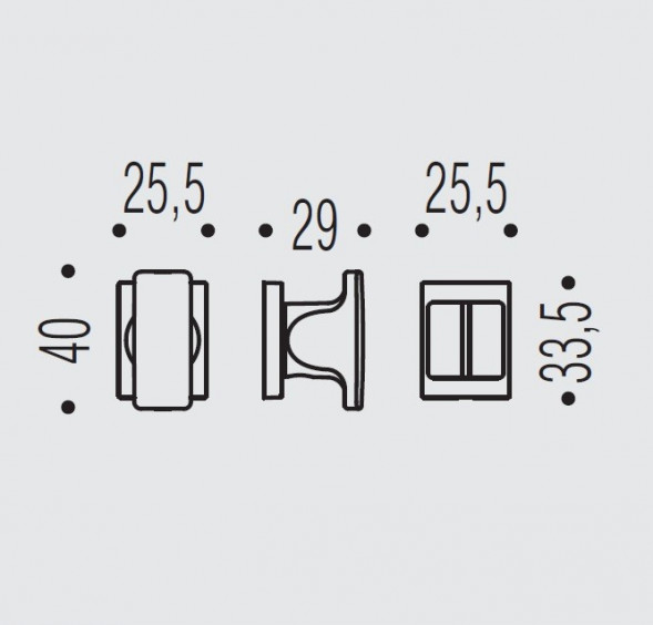 Фиксатор сантехнический Colombo Design Rosetta ZE29 BZG/0 золото матовое