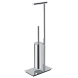 Стойка COLOMBO DESIGN SQUARE B9907 напольная с держателем туалетной бумаги и ершиком