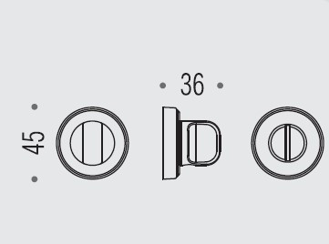 Фиксатор сантехнический Colombo Rosetta CD79 BZGG бронза