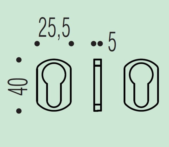 Накладка под цилиндр Colombo Design Rosetta ZE13/0 золото матовое