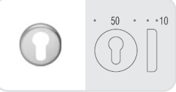 Накладка под цилиндр Colombo Rosetta CD63 GB золото матовое