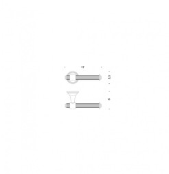 Держатель туалетной бумаги COLOMBO DESIGN HERMITAGE B3308 без крышки