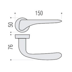 Дверная ручка Colombo MADI AM31R золото