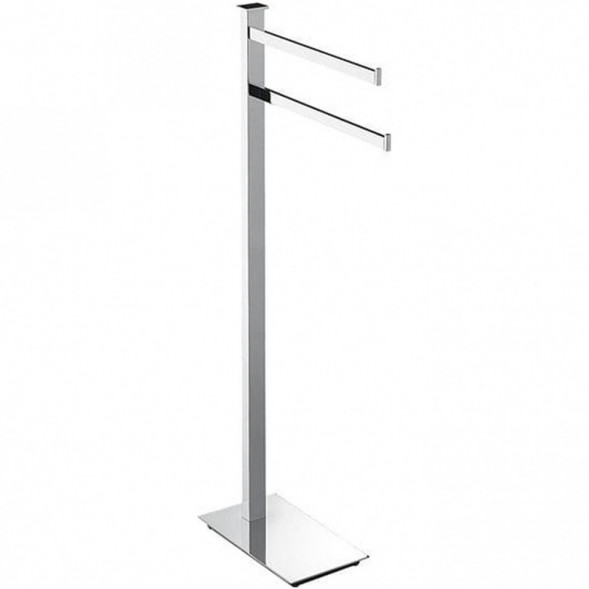Стойка COLOMBO DESIGN UNITS B9103 напольная с 2 полотенцедержателями