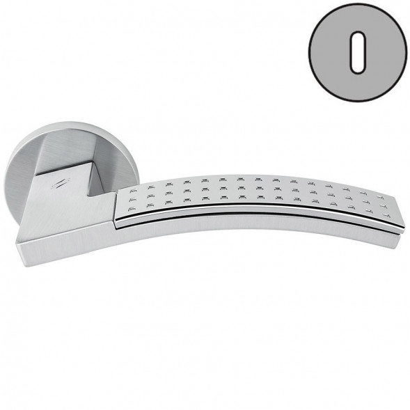 Дверная ручка Colombo TRAMA LC81R хром матовый/хром