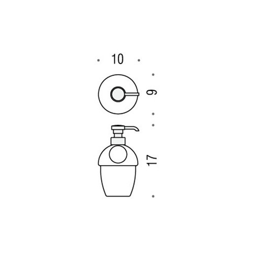 Дозатор COLOMBO DESIGN MELO B9305 настольный