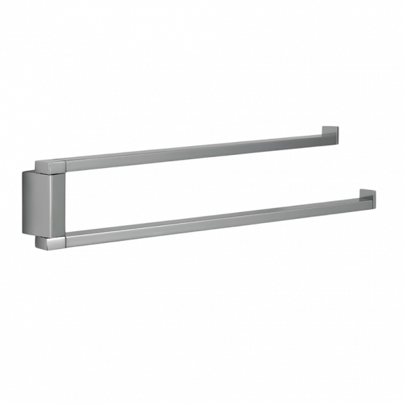 Полотенцедержатель COLOMBO DESIGN MINI Q B5012 двойной цвет хром