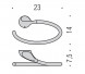 Полотенцедержатель COLOMBO DESIGN MELO B1231 кольцо