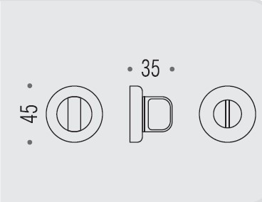 Фиксатор сантехнический Colombo Rosetta CD69 BZGG античная бронза