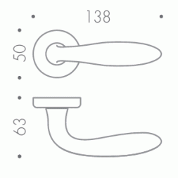 Дверная ручка Colombo MACH CD81RSB золото