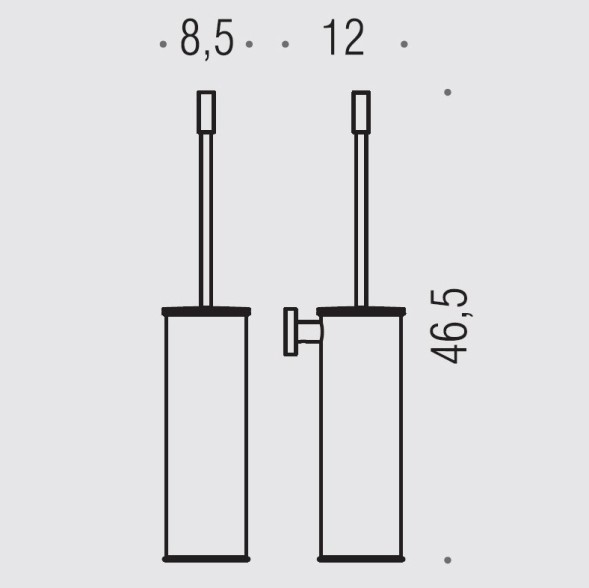 Ершик COLOMBO DESIGN PLUS W4962.OM настенный